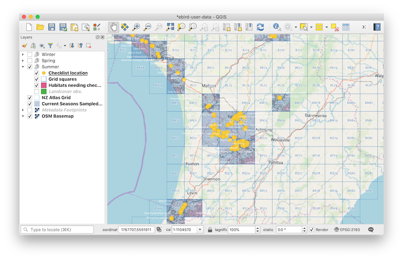 QGIS Map